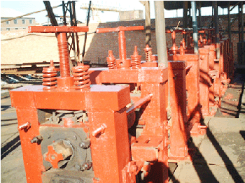 the steel rolling machine 