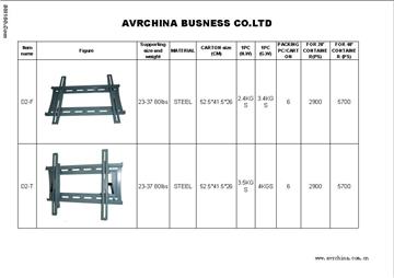 Plasma TV Mount D2-F/D2-T