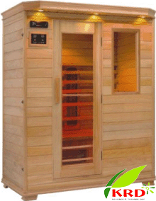 3 persons super deluxe infrared sauna room