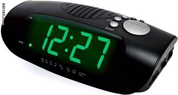 AM/FM LED ALARM CLOCK RADIO 