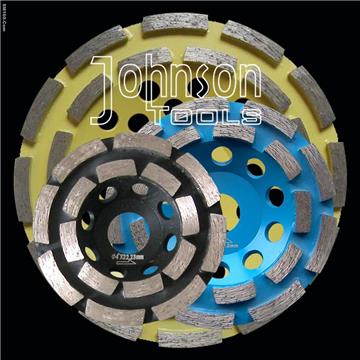 double row diamond grinding cup wheel