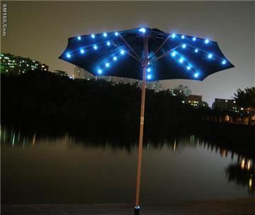 solar powered lighting outdoor umbrella