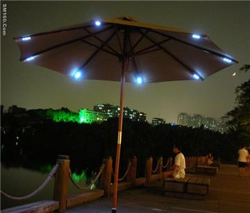 solar  lighting outdoor fishing umbrella
