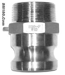 S.S. 316 camlock couplings