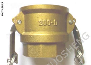 Brass camlock coupling