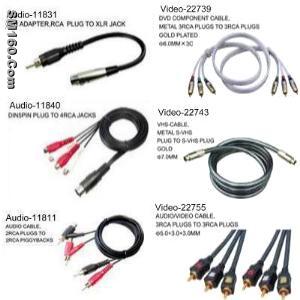 Audio Cables, Viedo Cables