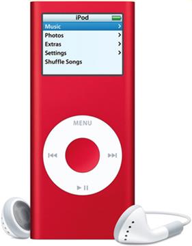 Apple iPod Nano (4GB, 2nd Generation, Red)