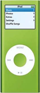 Apple iPod Nano 4GB Green
