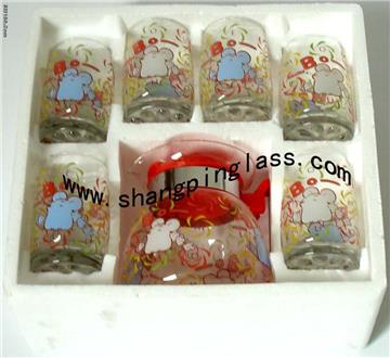 glass teaset