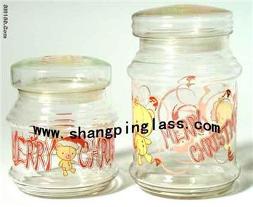 Glass sealed jar