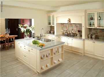PVC kitchen cabinets furnitures with countertop and sink
