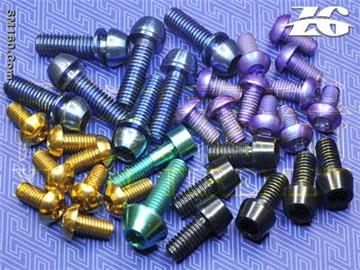 Anode Ti Titanium bolts bike bicycle gold blue black red green