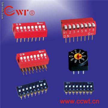 DIP Switch, SMT Switch, Rotary Switch, DIL Switch, Thumbwheel Switch