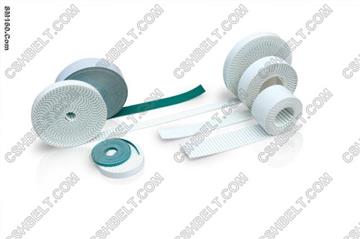 Polyurethane open end timing belt