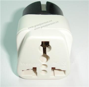 Universal travel adapter series (WA series in snowy white)