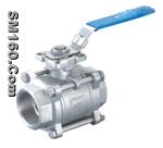 Three Parts Ball Valves