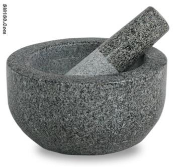 natural stone mortar & pestle