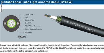 Outdoor Fiber Optic Cables: GYXTW