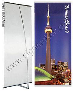 L Banner Stands