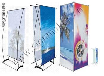 Twin Banner Stands