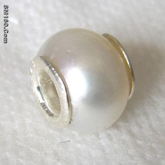 sterling silver core pearl beads