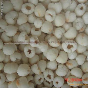 Frozen lychee peeled