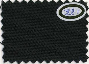 Wool/polyester whipcord worsted fabric