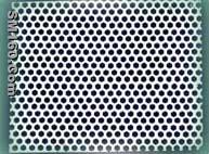 Perforated metal screen