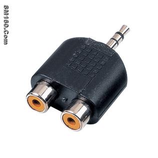 stereo plug to 2RCA jack