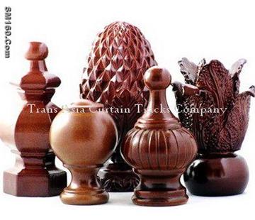 Wood finials B