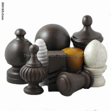 Wood finials D
