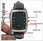 8GB Metallic Spy Camcorder watch with 300K hidden camera