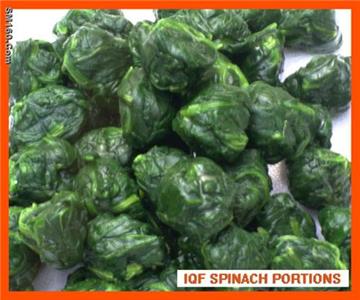 frozen spinach ball/cut