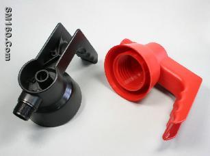 Plastic part for medical equipment