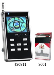 Spy wireless cigarette box camera with receiver and recorder JS0811