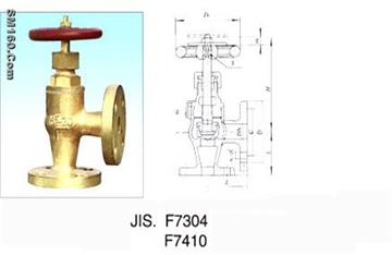 16K MARINE BRONZE ANGLE(S.D.N.R.)CHECK VALVE 