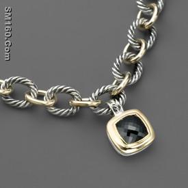 David Yurman pendant,authentic david yurman jewelry,studded jewelry
