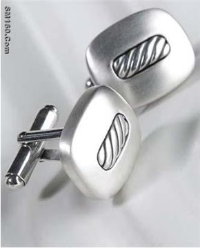 David Yurman cuff link,,925 silver studded jewelry,silver cuff link