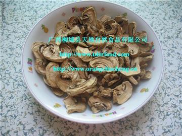 Dehydrated mushroom slices