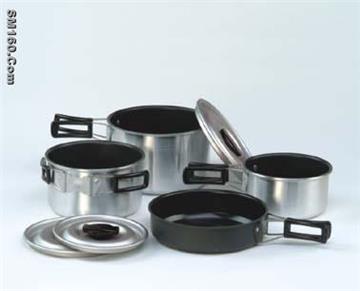 7pcs non-stick camping cookware