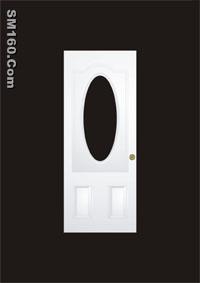 interior pre-cut-out door