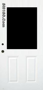 3 panel pre-cut-out door