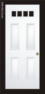 pre-cut-out 4 panel door