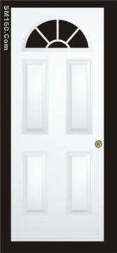 half moon pre-cut-out door