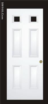 6 panel pre-cut-out door