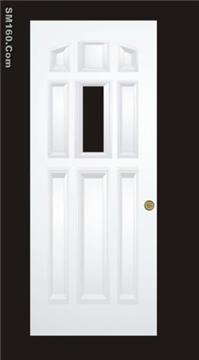 wood edge pre-cut-out door