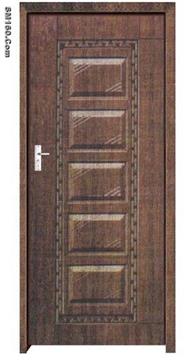 interior pvc coated steel door