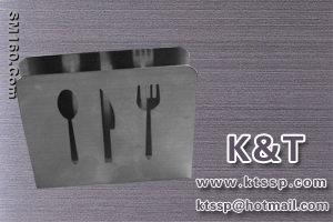 Stainless steel napkin holder