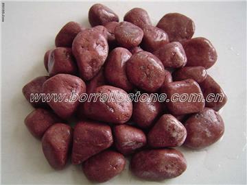 red pebble, green pebble, yellow pebble, pink pebble, chocolate pebble