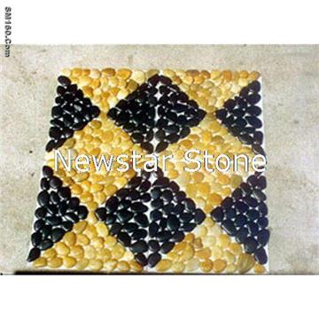  pebble tile, mosaic tile, pebble mosaic, river pebble